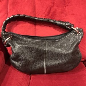 Ralph Lauren purse. Black leather.
